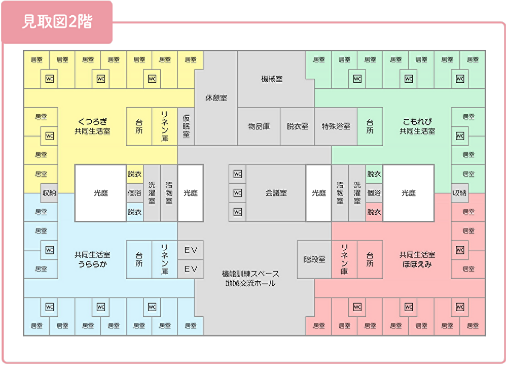 図：2階平面図