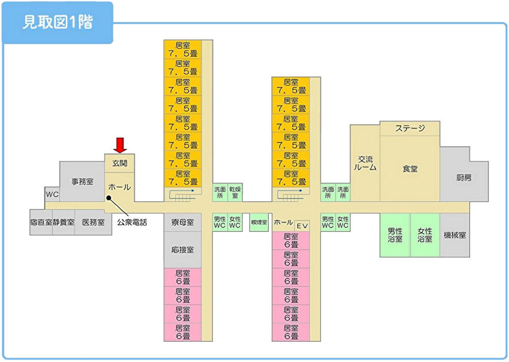 図：見取図1階